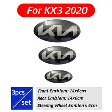 Load image into Gallery viewer, 3pcs/Set Kia Trunk, Hood, Steering Wheel Emblem