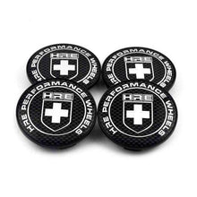 Load image into Gallery viewer, 4pcs 68mm HRE Performance Carbon Wheel Center Caps