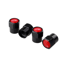 Load image into Gallery viewer, 4pcs Jaguar Red Background Logo Tire Valve Caps