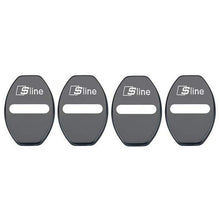 Load image into Gallery viewer, 4pcs Audi Sline Logo Door Lock Cover for A3 A4L Q2L ect