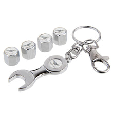 Load image into Gallery viewer, Bentley Wheel Tire Valve Caps+Keychain