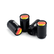 Load image into Gallery viewer, 4pcs German Flag Logo Tire Valve Caps