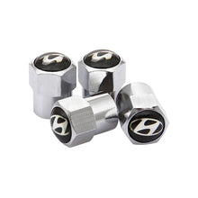 Load image into Gallery viewer, 4pcs Hyundai Logo Tire Valve Caps