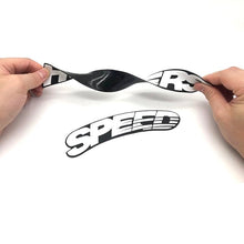 Load image into Gallery viewer, 4/8pcs Speed Hunters Letter Wheels Tire Stickers