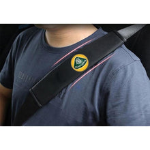 Load image into Gallery viewer, 2pcs Team Lotus Logo Seat Belt Pads