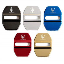 Load image into Gallery viewer, 4pcs Maserati Logo Door Lock Cover for Ghibli Levante Quattroporte
