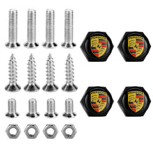 Load image into Gallery viewer, 4pcs License Plate Screws for Prosche Frame