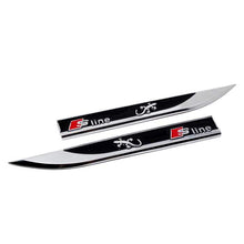 Load image into Gallery viewer, 2pcs Audi S-Line Gecko Fender Emblem Stickers