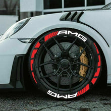 Load image into Gallery viewer, 8pcs AMG Mercedes Letter Wheels Tire Stickers