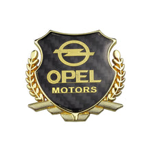 Load image into Gallery viewer, Opel Motors Carbon Shield Logo Emblem