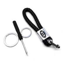 Load image into Gallery viewer, Keychain Leather+Metal For Kia