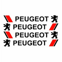 Load image into Gallery viewer, 4pcs Peugeot Door Handle Decals Stickers