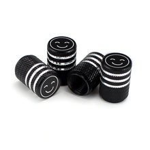 Load image into Gallery viewer, 4pcs Smiley Logo Tire Valve Caps