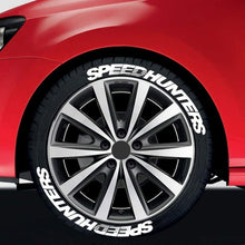 Load image into Gallery viewer, 4/8pcs Speed Hunters Letter Wheels Tire Stickers