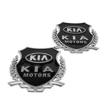 Load image into Gallery viewer, 2pcs KIA Motors Shield Logo Emblem Sticker