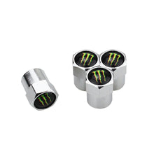 Load image into Gallery viewer, 4pcs Monster Energy Lasered Logo Tire Valve Caps