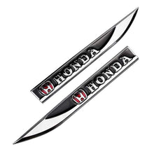 Load image into Gallery viewer, 2pcs Honda Logo Blade Fender Emblem Stickers