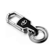 Load image into Gallery viewer, Toyota Logo Keychain - Silver+Black