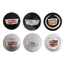 Load image into Gallery viewer, 4pcs 67mm Cadillac Logo Wheel Center Hub Caps