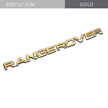 Load image into Gallery viewer, RANGE ROVER Metal Emblem Stickers Letters