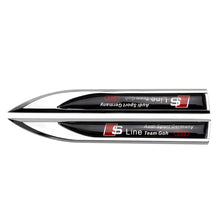 Load image into Gallery viewer, 2x S-Line Audi Sport Germany Fender Emblem for Audi