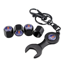 Load image into Gallery viewer, SAAB Wheel Tire Valve Caps+Keychain