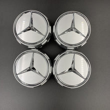 Load image into Gallery viewer, 4pcs Mercedes-Benz 75mm Wheel Center Caps