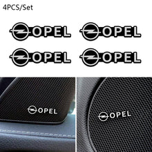 Load image into Gallery viewer, 4pcs Opel Door Speaker Emblem Stickers