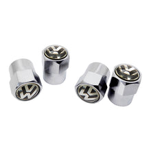 Load image into Gallery viewer, 4pcs VW Volkswagen Logo Tire Valve Caps