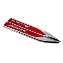Load image into Gallery viewer, 2pcs Honda Accord Blade Fender Emblems Stickers
