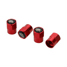 Load image into Gallery viewer, 4pcs Land Rover Black Background Logo Tire Valve Caps