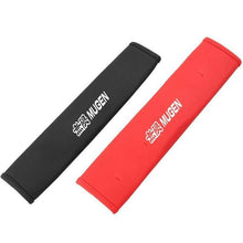 Load image into Gallery viewer, 2pcs Honda Mugen Logo Seat Belt Pads