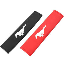 Load image into Gallery viewer, 2pcs Ford Mustang Logo Seat Belt Pads
