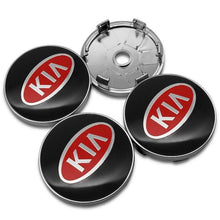 Load image into Gallery viewer, 4pcs 60mm Kia Logo Wheel Center Caps