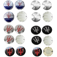 Load image into Gallery viewer, 4pcs 60mm Maserati Logo Wheel Center Caps