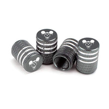Load image into Gallery viewer, 4pcs Mickey Mouse Skull Logo Tire Valve Caps