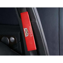Load image into Gallery viewer, 2pcs Cadillac Logo Seat Belt Pads