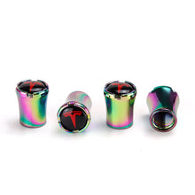 Load image into Gallery viewer, 4pcs Tesla Logo Tire Valve Caps