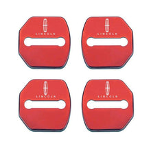 Load image into Gallery viewer, 4pcs Lincoln Logo Door Lock Cover for MKC Continental MKZ