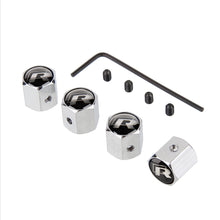 Load image into Gallery viewer, R Line Volkswagen 4 pcs Tire Valve Stem Caps