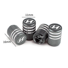 Load image into Gallery viewer, 4pcs Hyundai Logo Tire Valve Caps