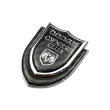 Load image into Gallery viewer, Car Dodge Logo Owners Club Shield Emblem Sticker