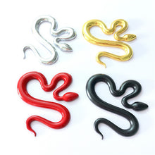 Load image into Gallery viewer, Winding Snake Black Emblem Sticker