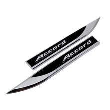 Load image into Gallery viewer, 2pcs Honda Accord Blade Fender Emblems Stickers