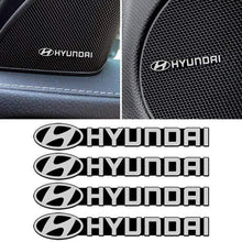 Load image into Gallery viewer, 4pcs Hyundai Door Speaker Emblem Stickers