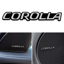 Load image into Gallery viewer, 4pcs Toyota Corolla Door Speaker Emblem Stickers