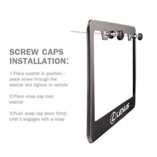 Load image into Gallery viewer, 2pcs Lexus License Plate Frames with Screw Caps