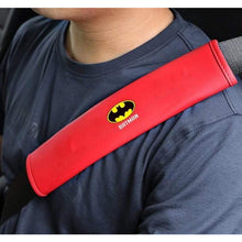 Load image into Gallery viewer, 2pcs Batman Logo Seat Belt Pads