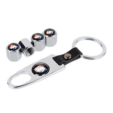 Load image into Gallery viewer, 4pcs Buic Logo Tire Valve Caps + Keychain