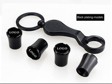 Load image into Gallery viewer, BSXMY Valve Caps with wrench keychain for Land Rover Range Rover
